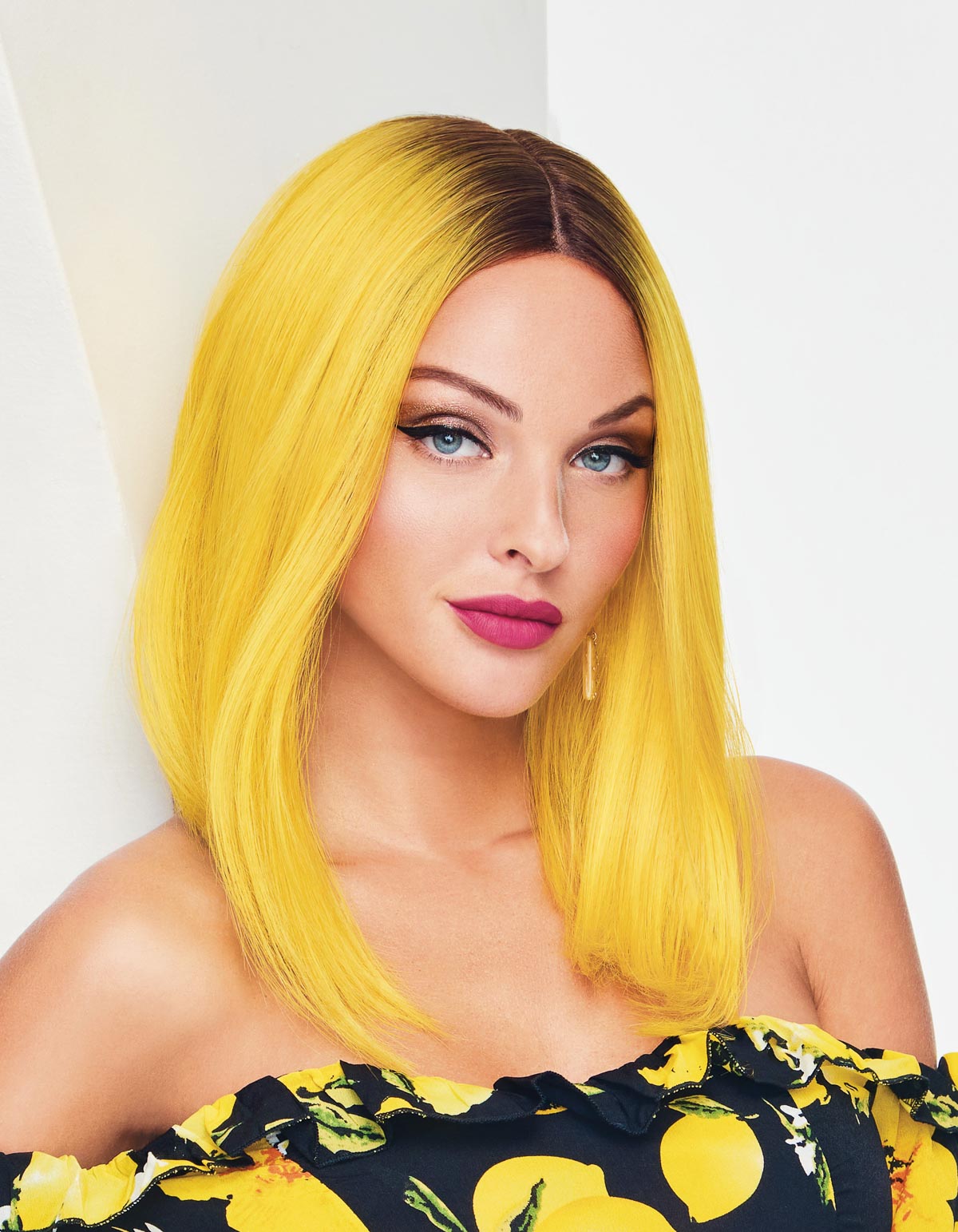 Wig yellow best sale